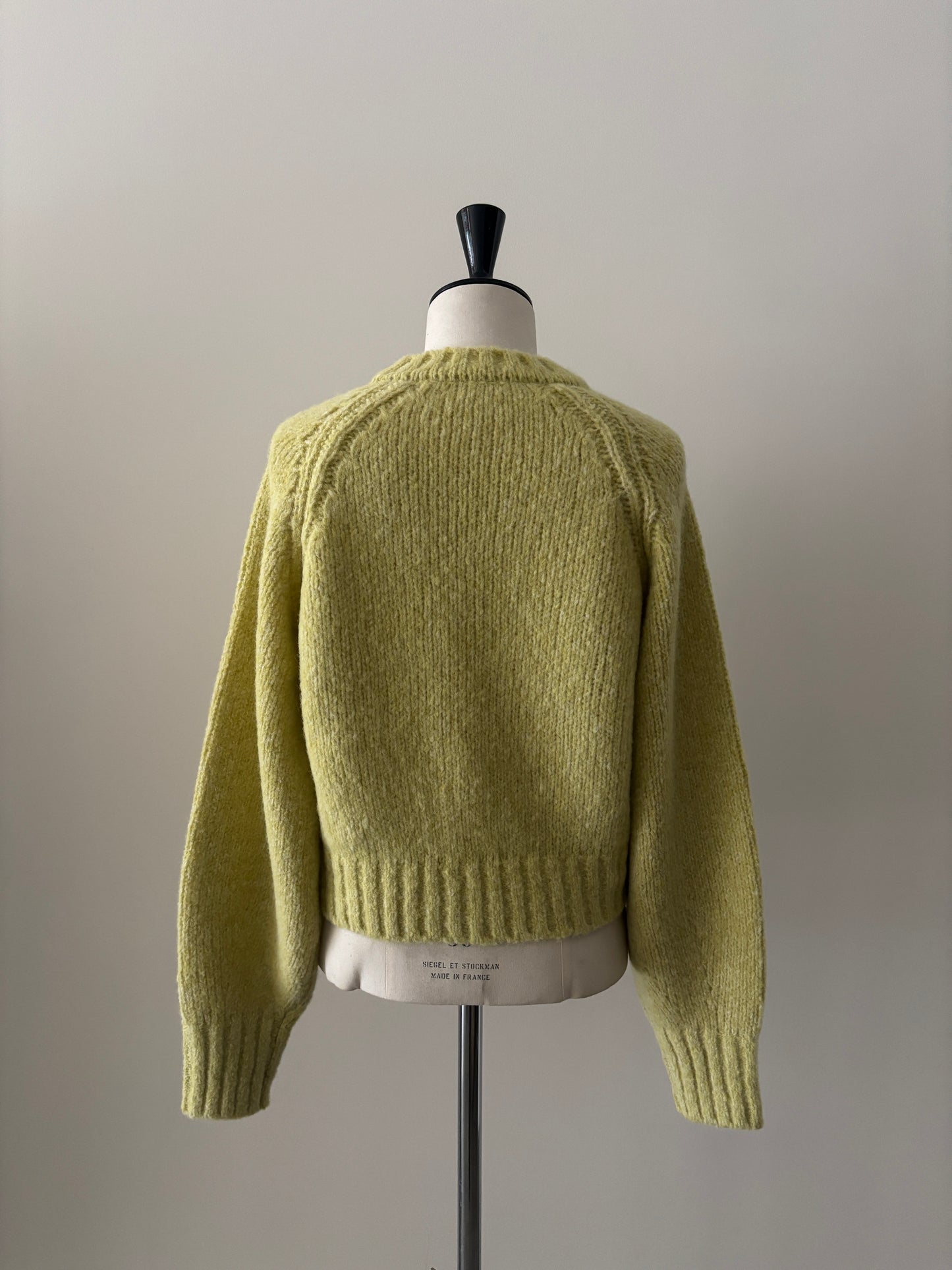 ベビーアルパカ プルオーバーニット(イエロー)