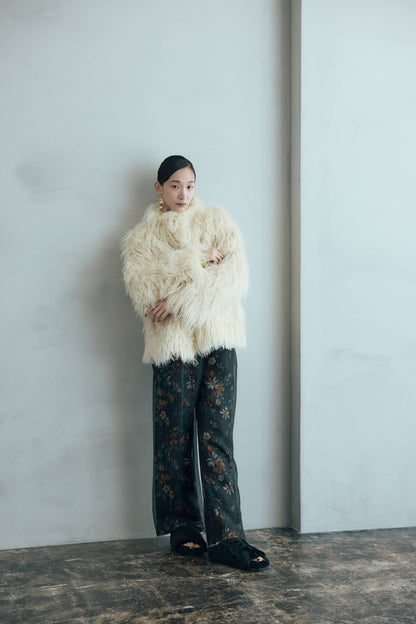 フェイクファーコート（ブラウン）