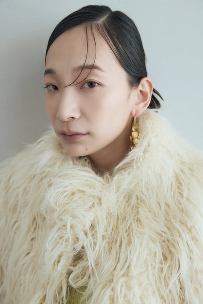 フェイクファーコート（ブラウン）