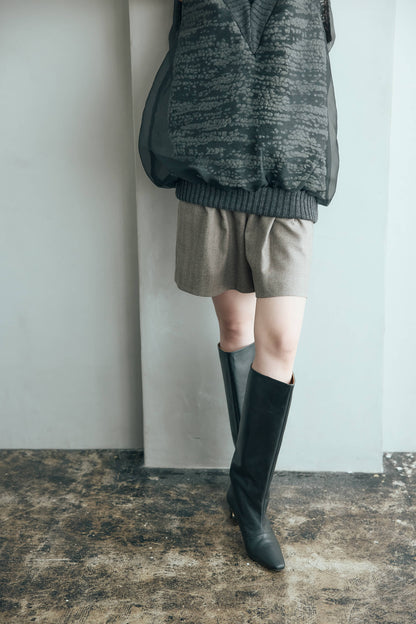 サキソニーヘリンボーンショートパンツ