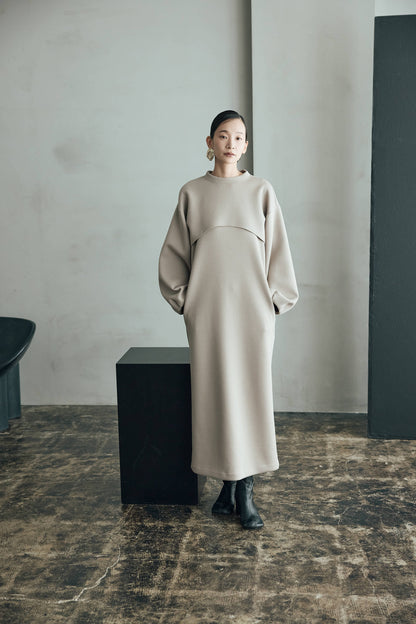 エアクッション３wayワンピース（モカチャ）