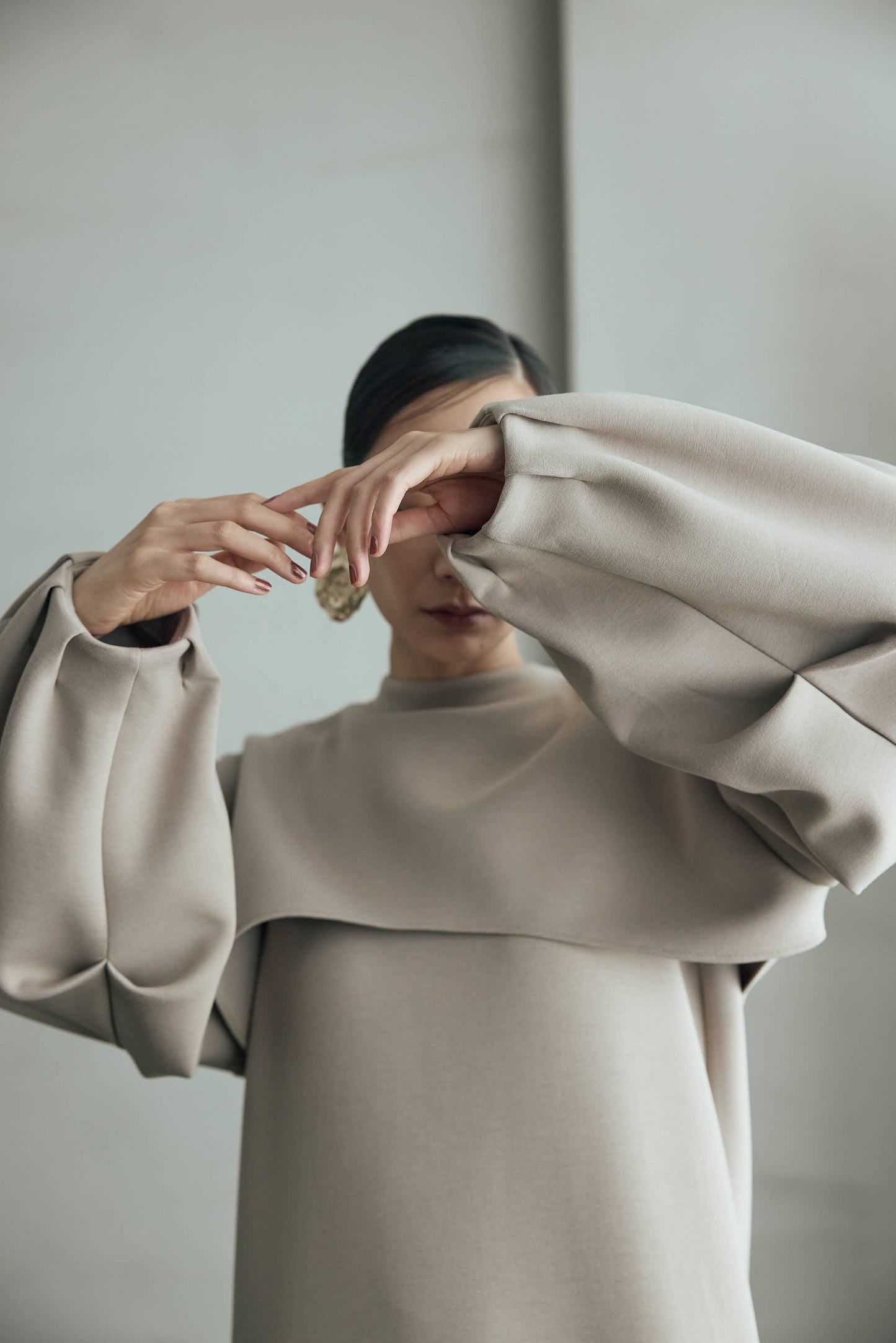 エアクッション３wayワンピース（モカチャ）