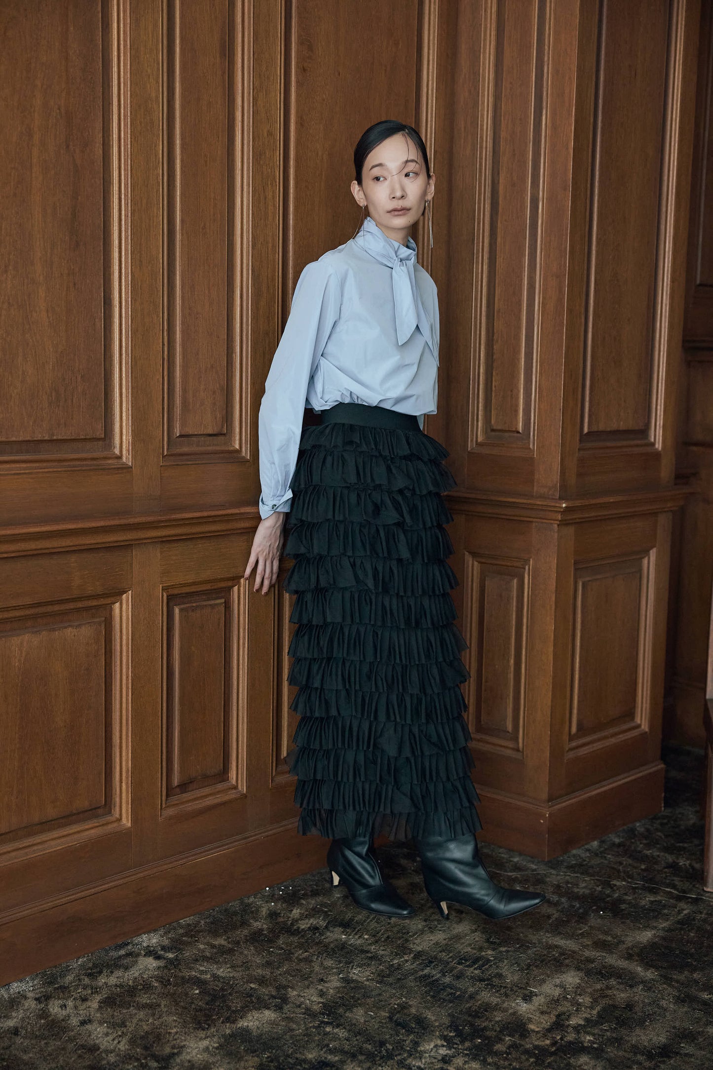 フリルタイトスカート