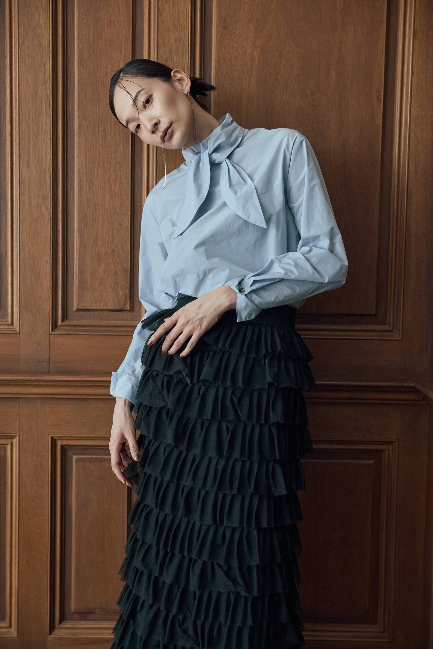 フリルタイトスカート