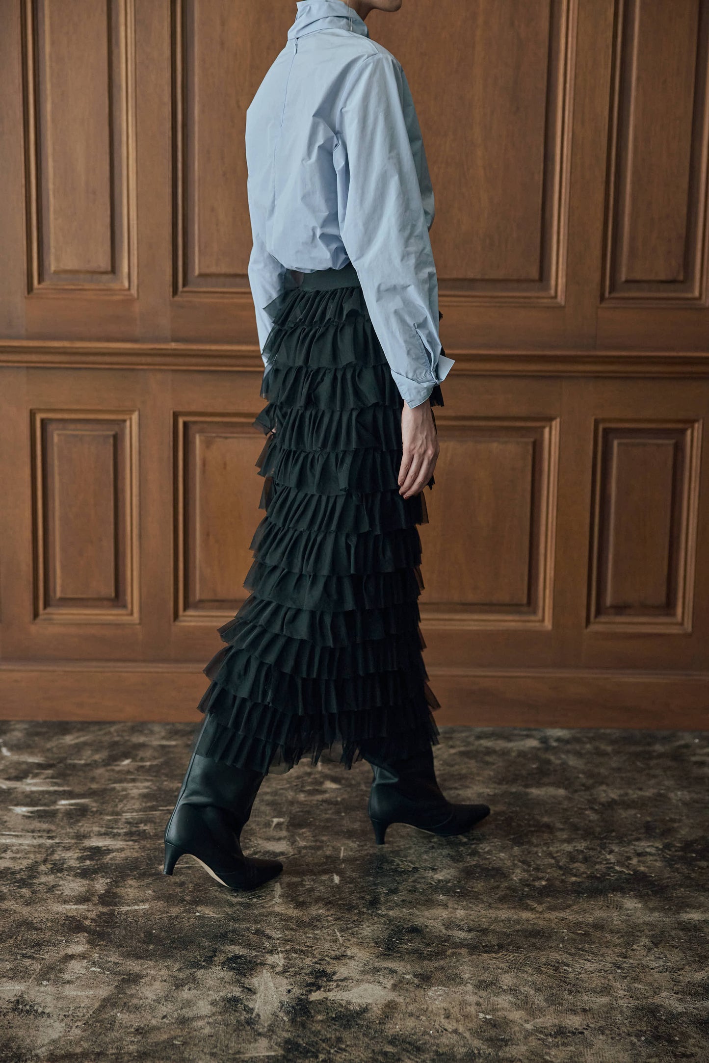 フリルタイトスカート