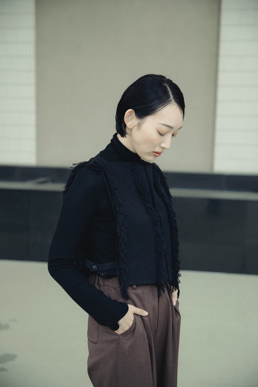 MALHIA フリンジベスト