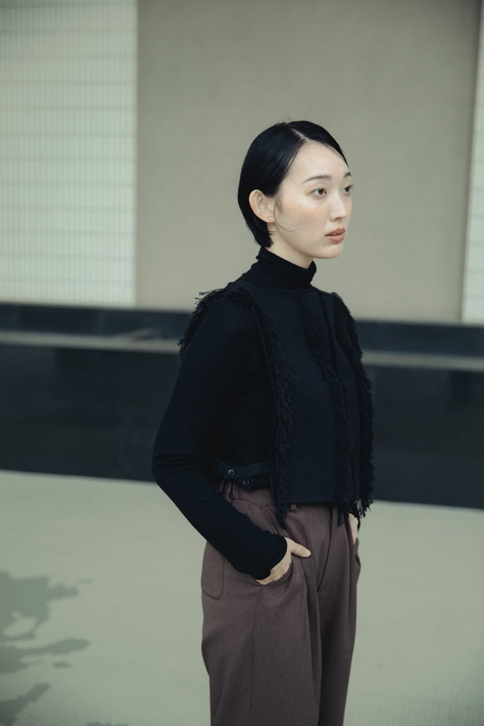 MALHIA フリンジベスト