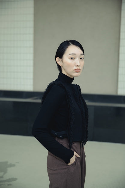 MALHIA フリンジベスト