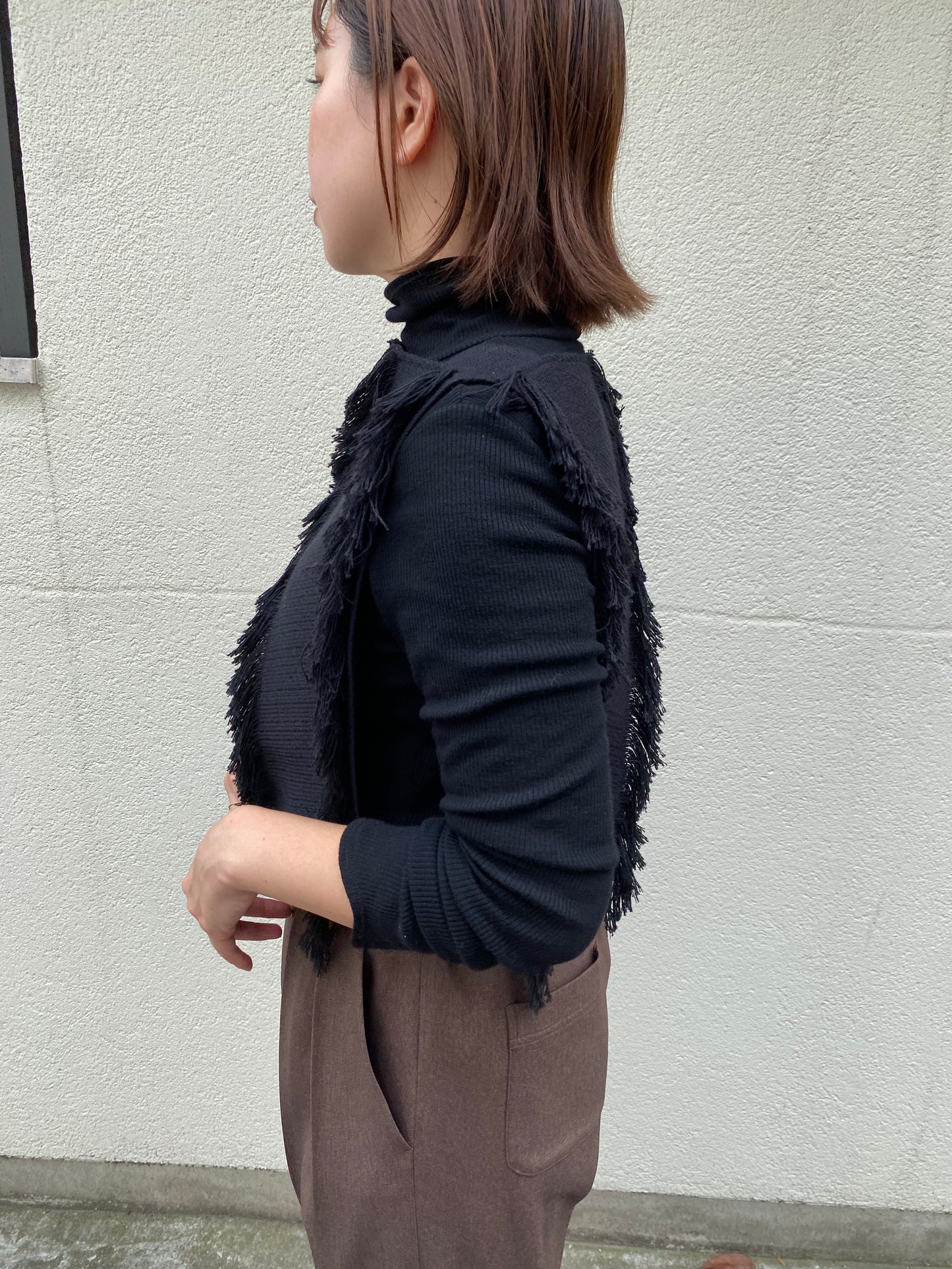 MALHIA フリンジベスト