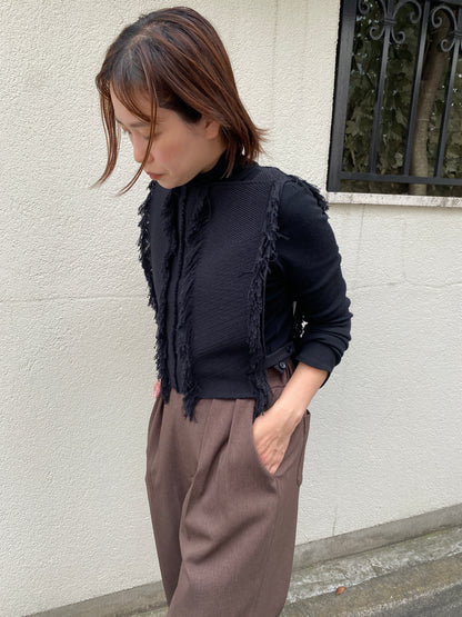 MALHIA フリンジベスト