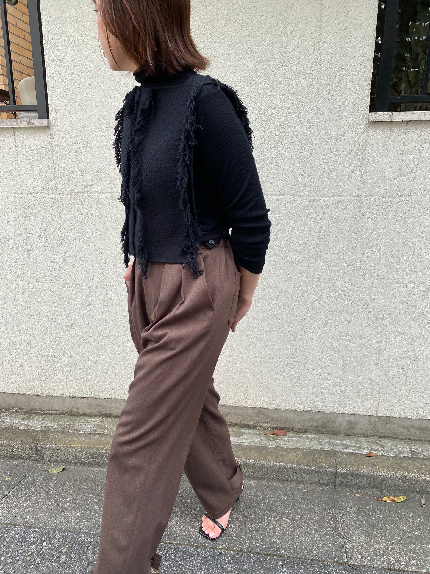 MALHIA フリンジベスト