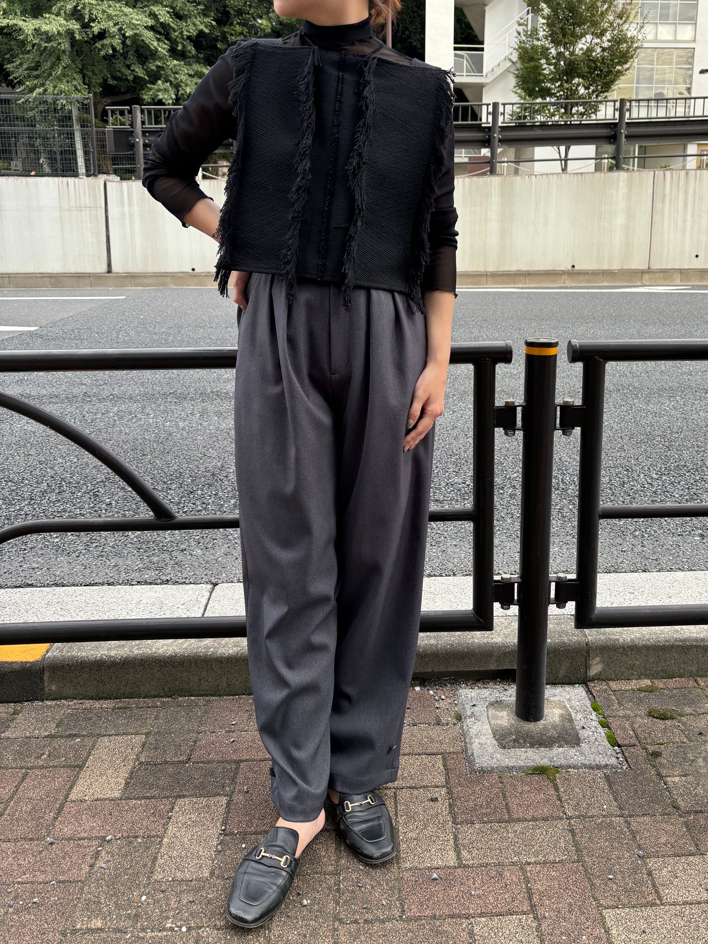 MALHIA フリンジベスト