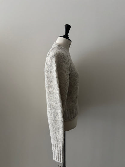 ベビーアルパカ プルオーバーニット（アイボリー）