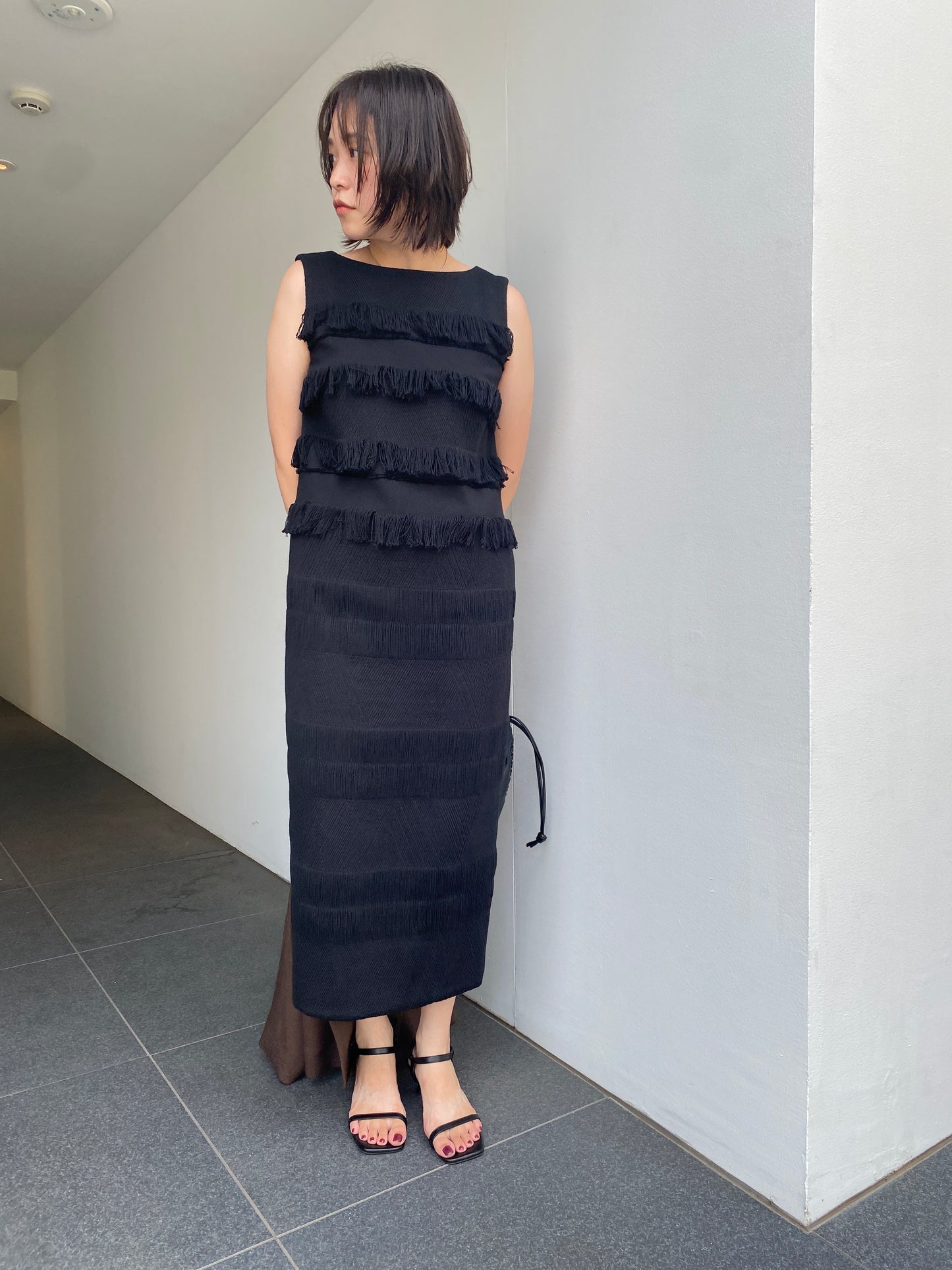 MALHIA　フリンジワンピース