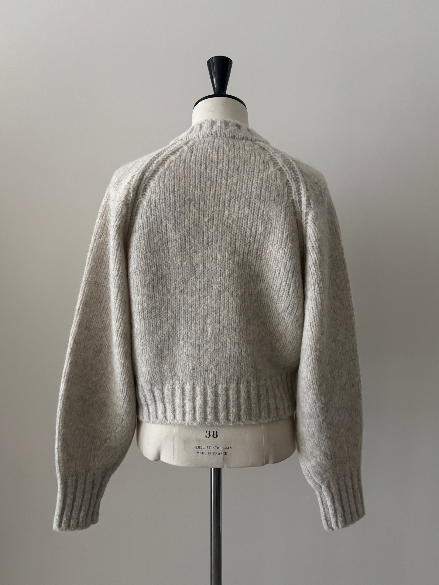 ベビーアルパカ プルオーバーニット（アイボリー）