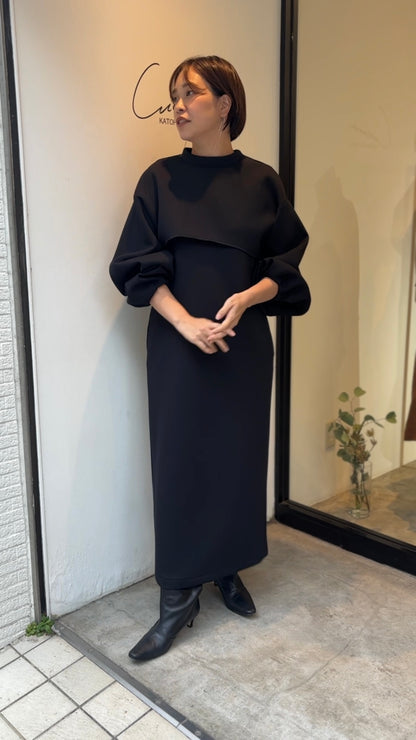 エアクッション３wayワンピース（ブラック）