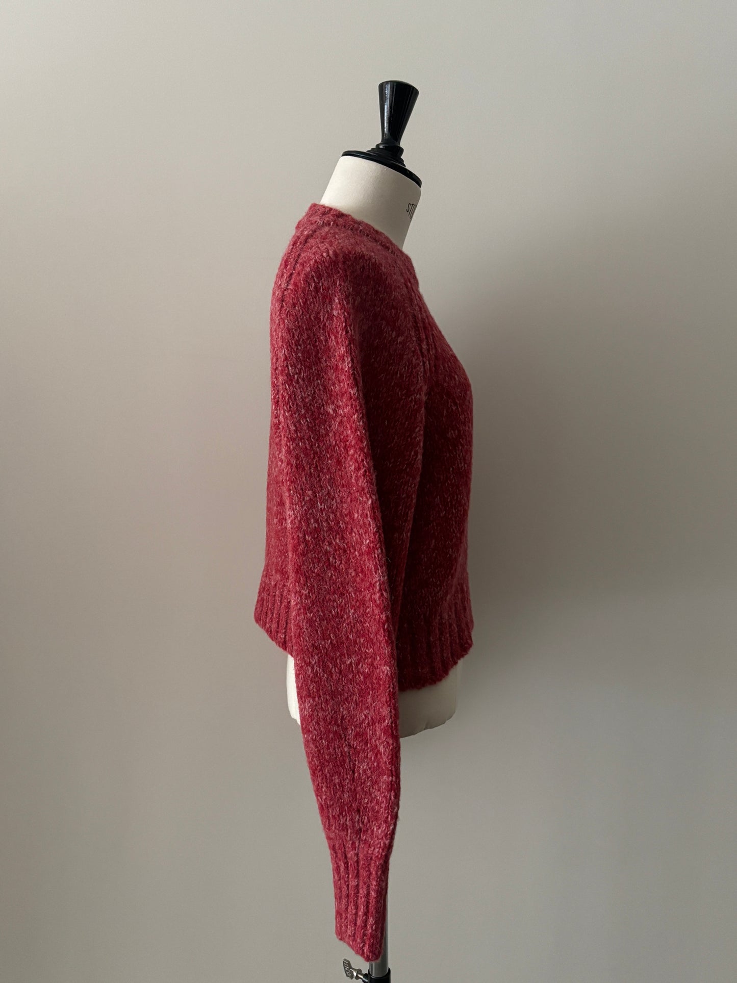 ベビーアルパカ プルオーバーニット（レッド）