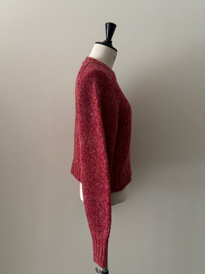 ベビーアルパカ プルオーバーニット（レッド）