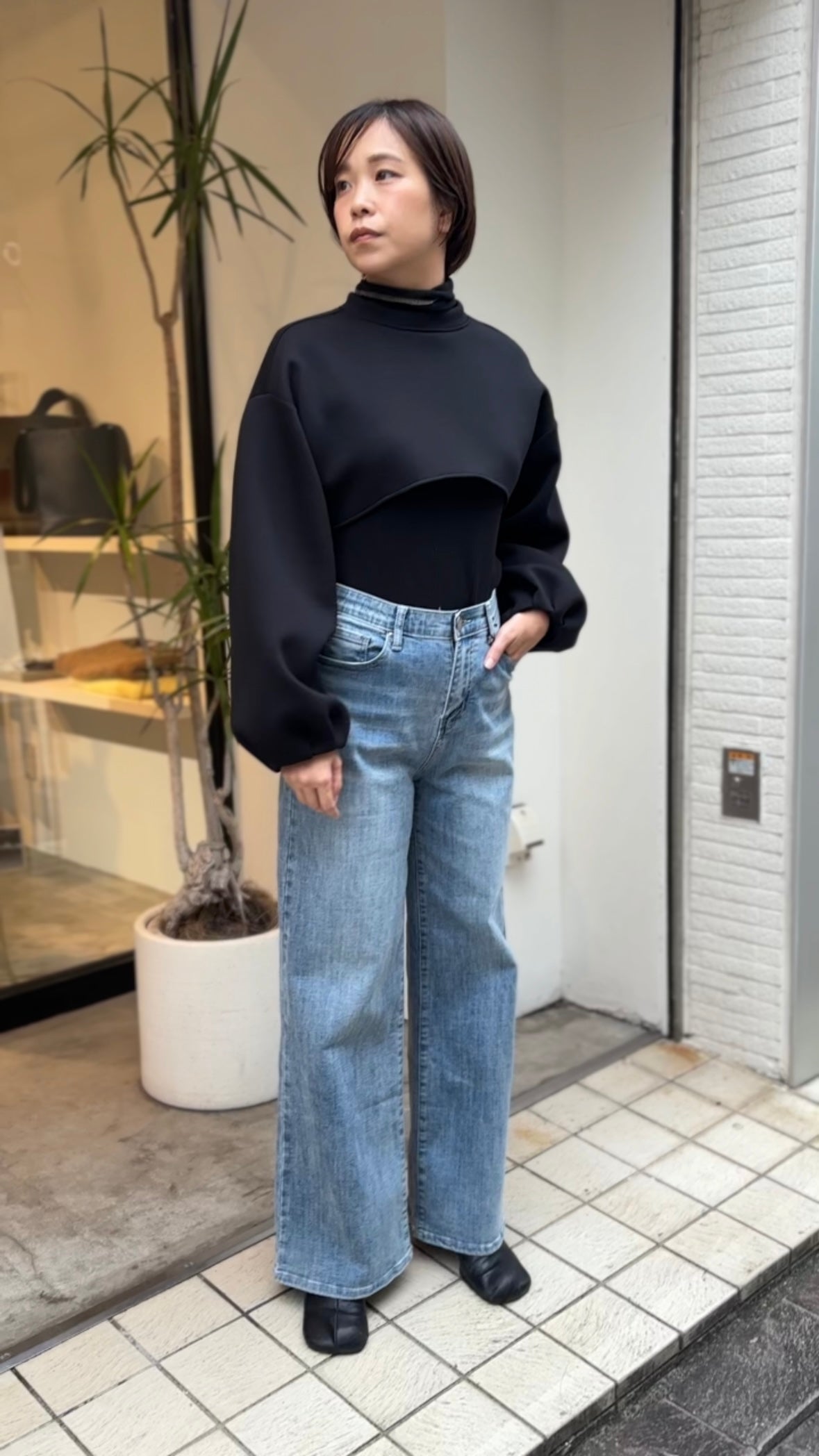 エアクッション３wayワンピース（ブラック）