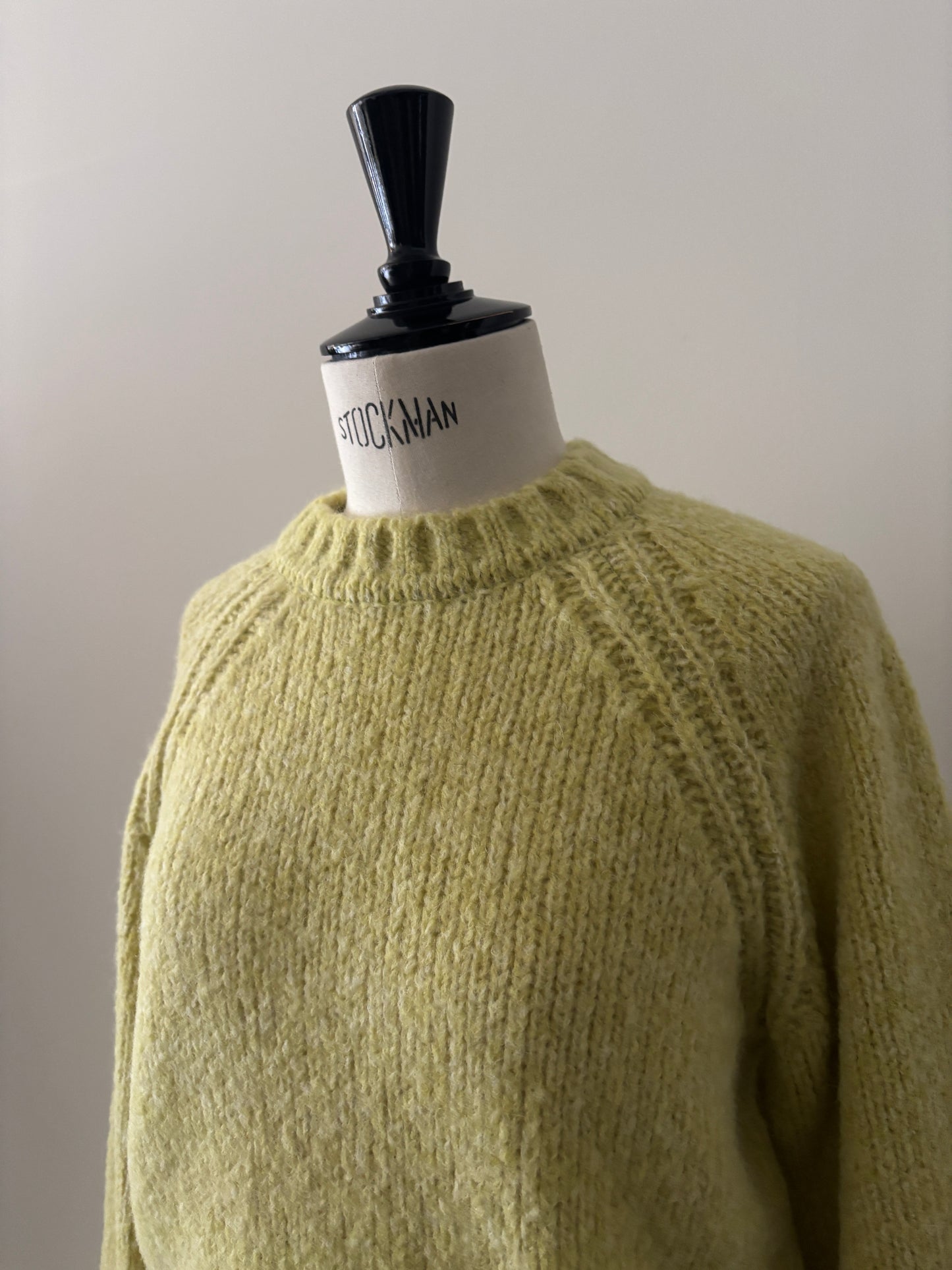 ベビーアルパカ プルオーバーニット（イエロー）