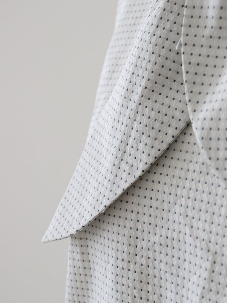 タフタドットボウタイブラウス（アイボリー）