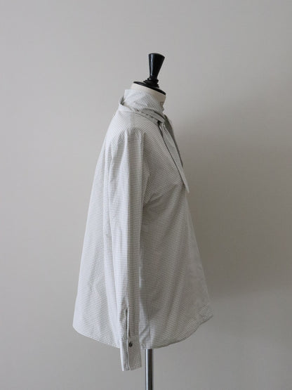 タフタドットボウタイブラウス（アイボリー）