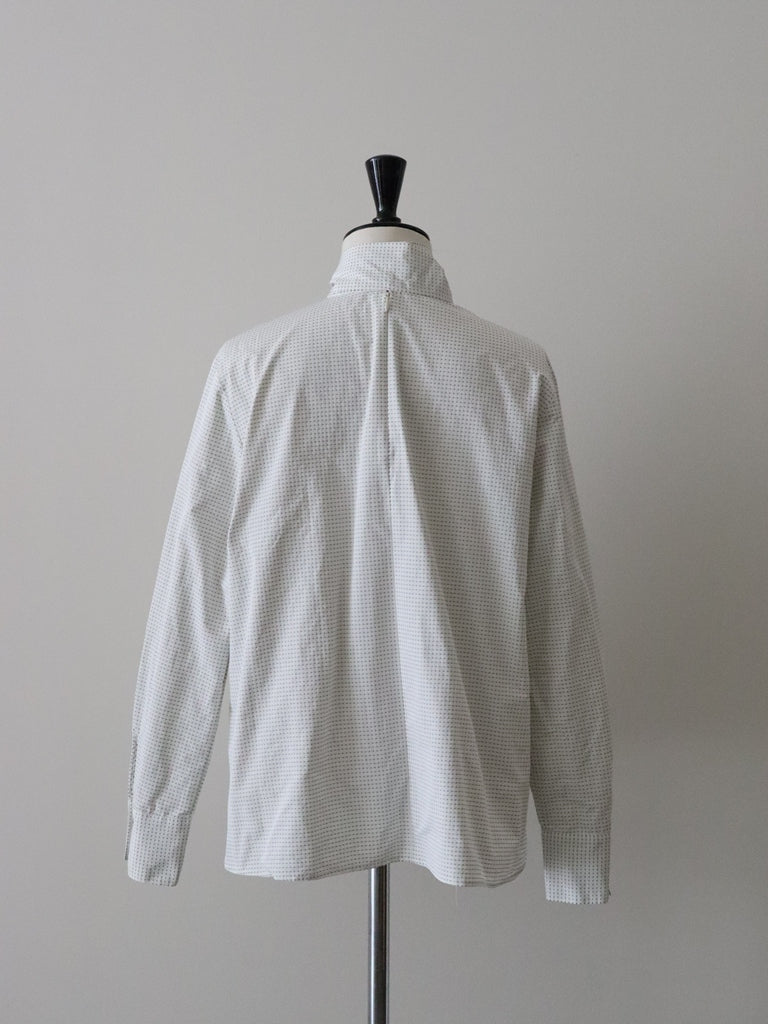 タフタドットボウタイブラウス（アイボリー）