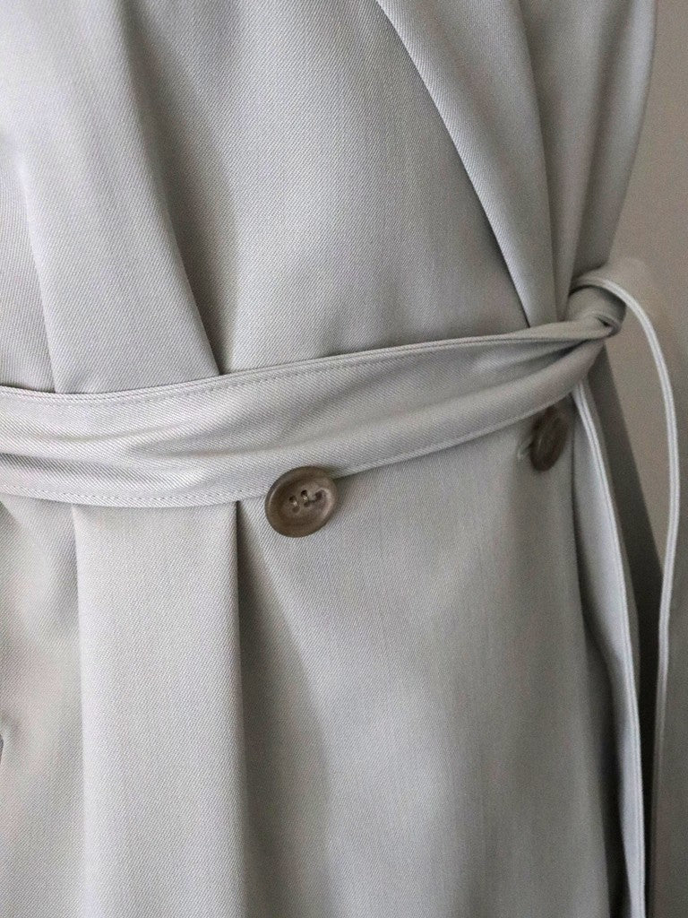 ウールギャバロングジレ（ベージュ）