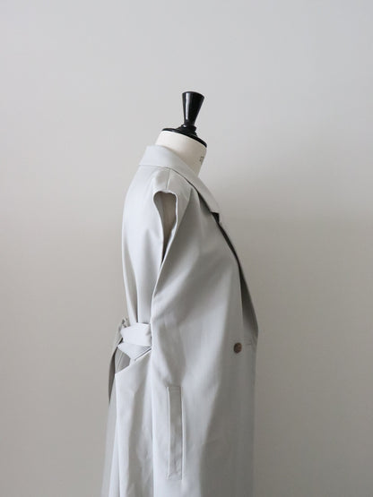 ウールギャバロングジレ（ベージュ）