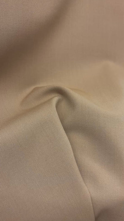 ウールギャバロングジレ（キャメル）